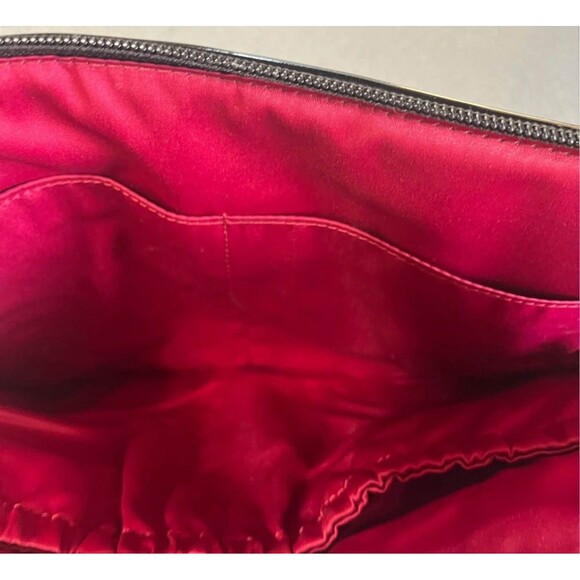 COACH SIGNATURE Tan Black Red UNIVERSAL TABLET SLEEVE CASE MULTI 11x9 EUC - Picture 5 of 5